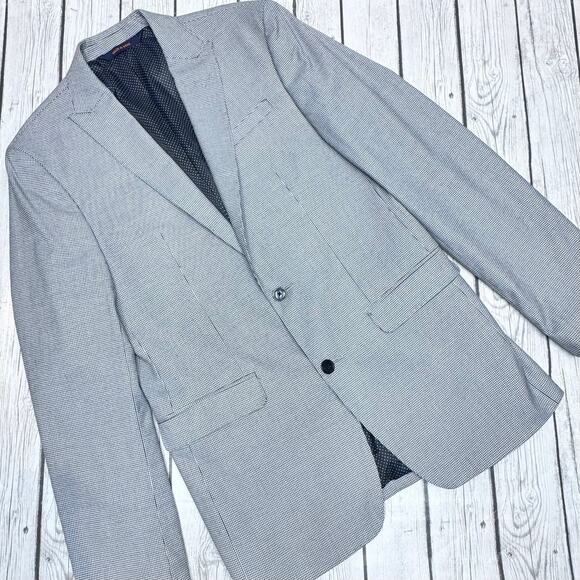 Egara Men’s Skinny Fit Dinner Blazer Size 42 Long - Picture 3 of 6